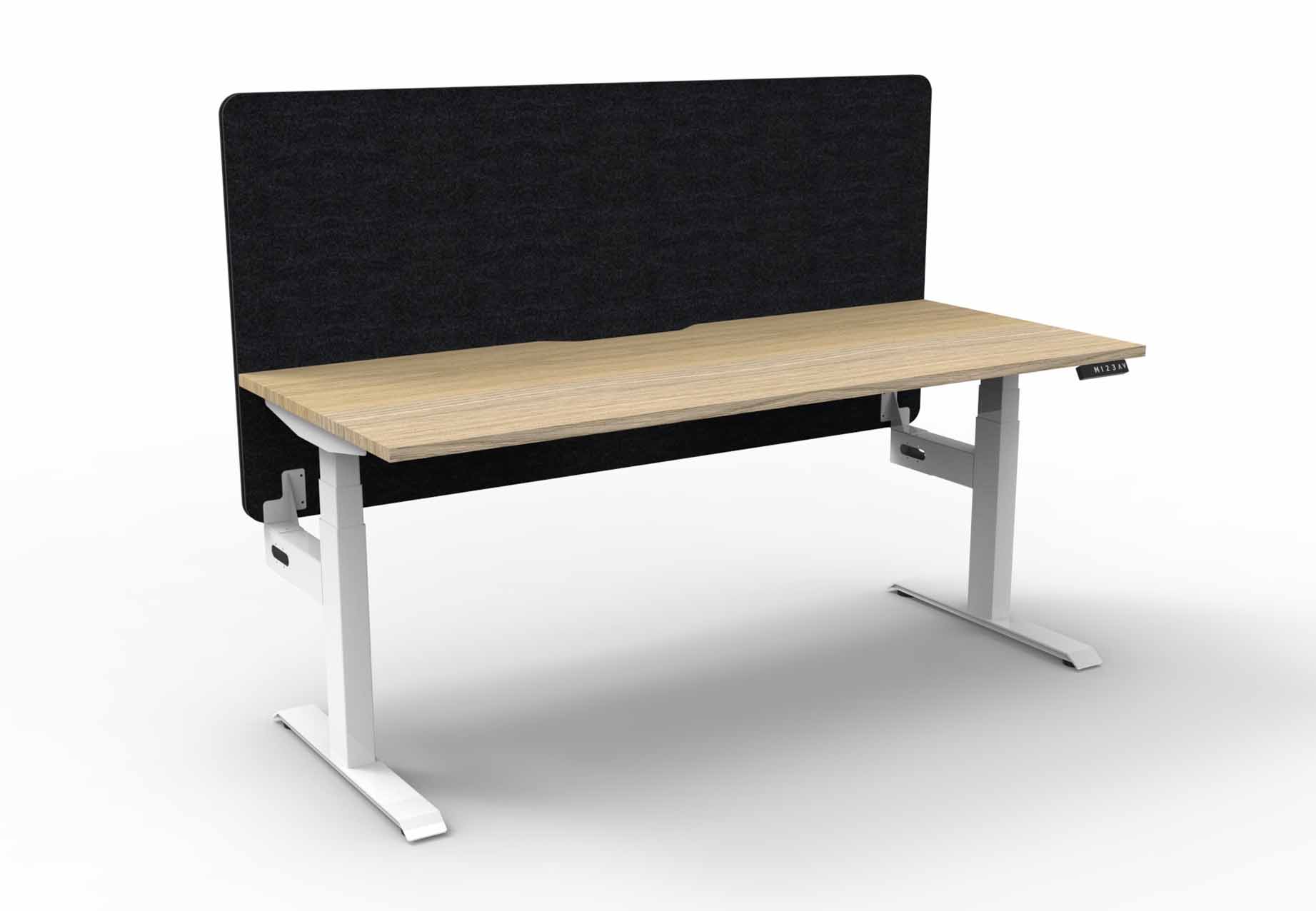 Boost+ Sit-Stand Single Sided Workstation - with Eco Screen